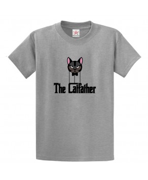 The Catfather With Suited-up Cat Classic Unisex Novelty Kids T-Shirt 